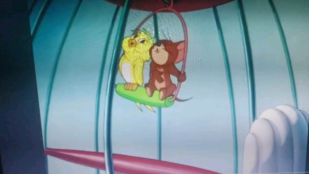 猫和老鼠笼中鸟(1948年原版结尾)