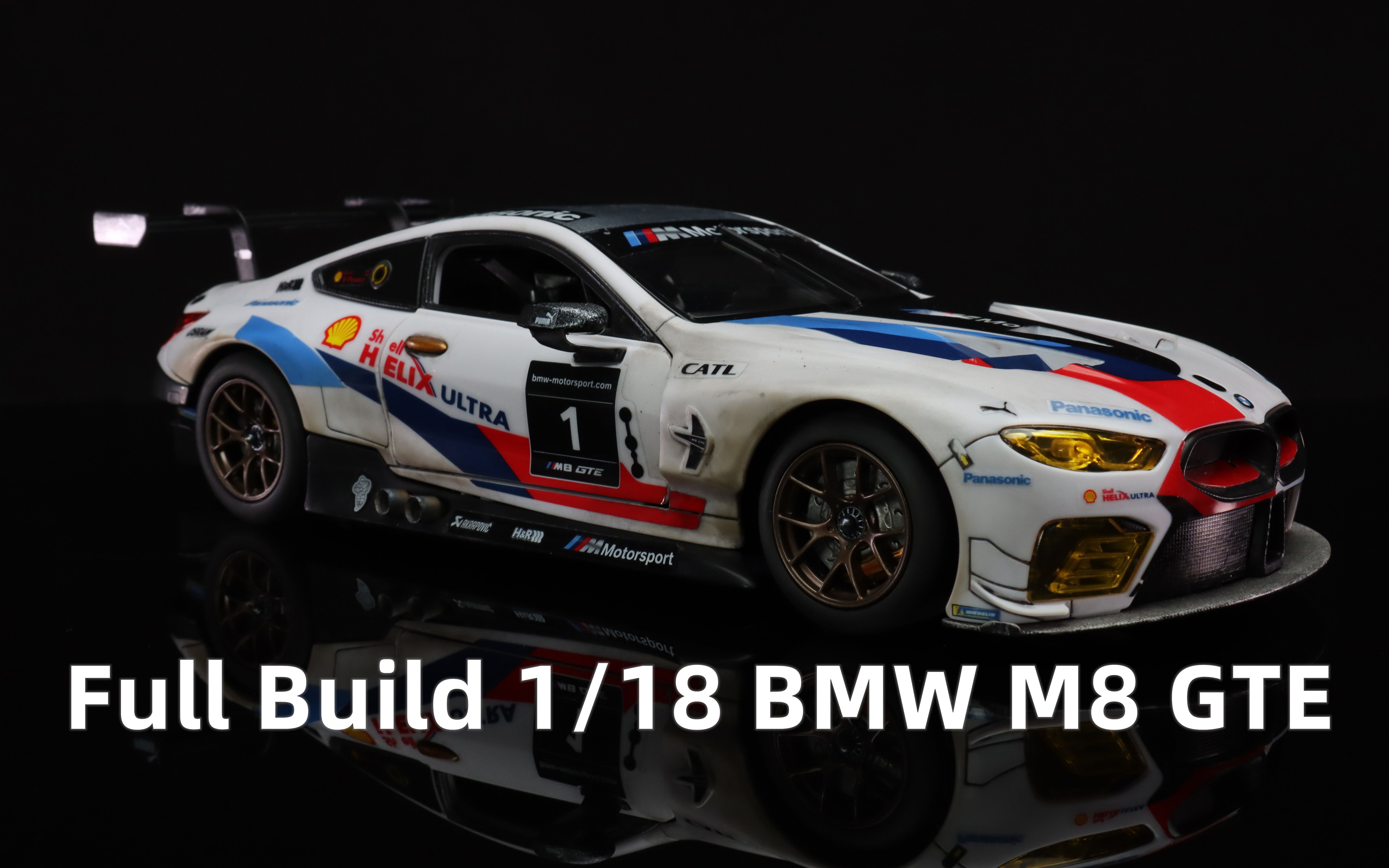 完整组装1/18 星辉RASTAR 宝马BMW M8 GTE 拼装遥控模型车哔哩哔哩bilibili