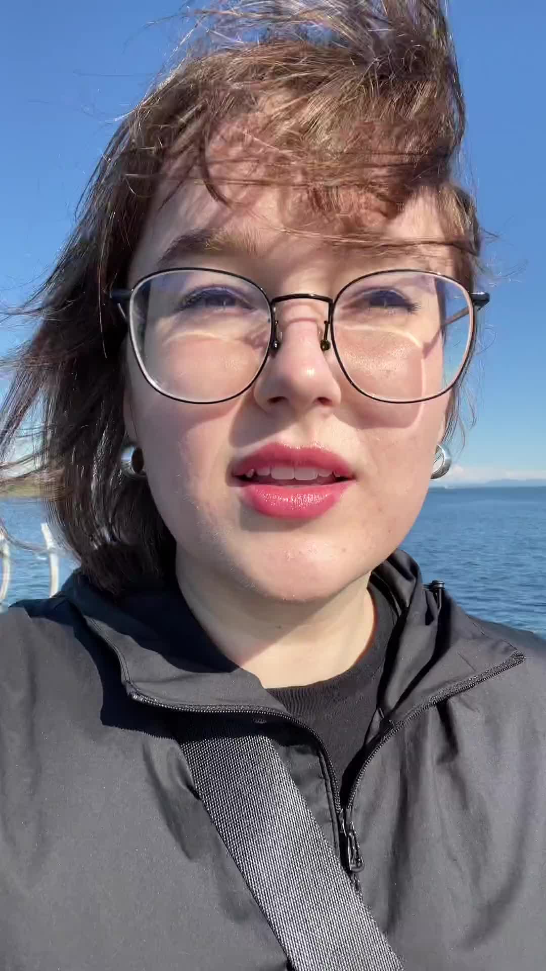 漂亮吗大海加拿大生活海外生活加拿大海外vlog外国小姐姐旅行