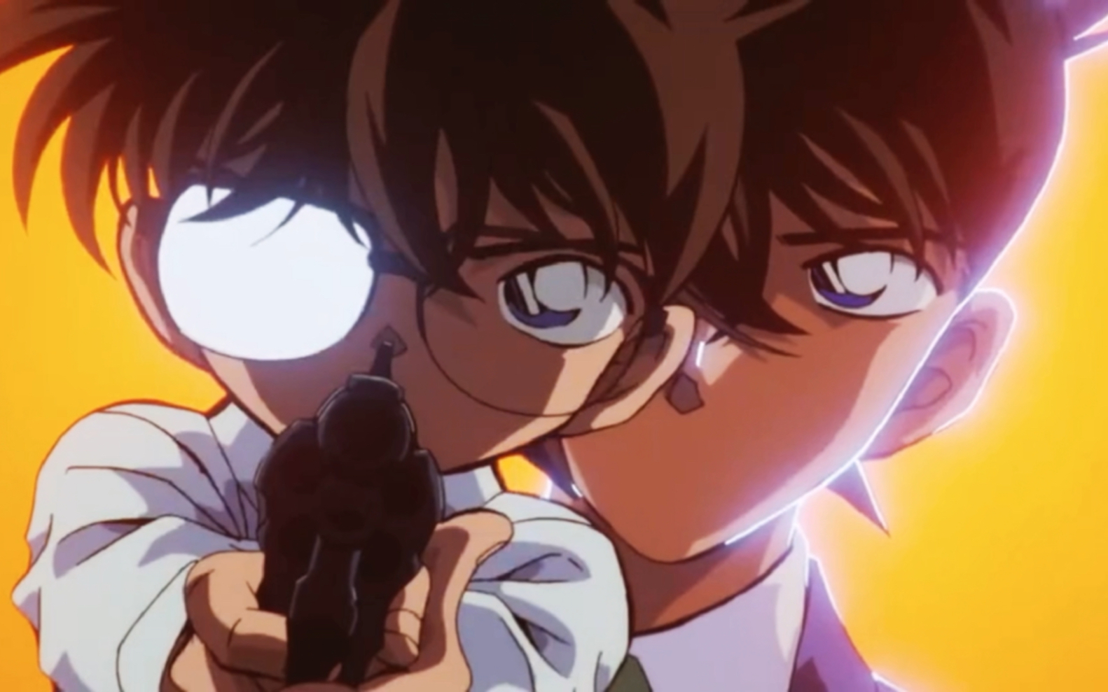 看到柯南开枪 小五郎一下就懂了