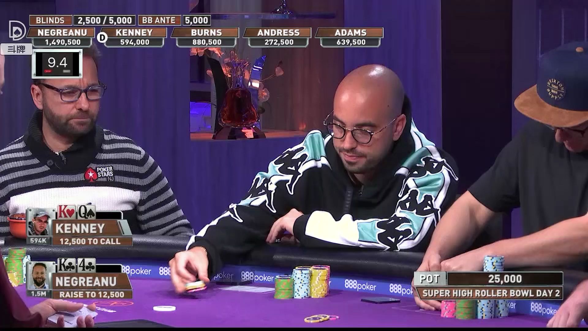 德州扑克每天一手牌2018超级碗赛事的精彩牌局六