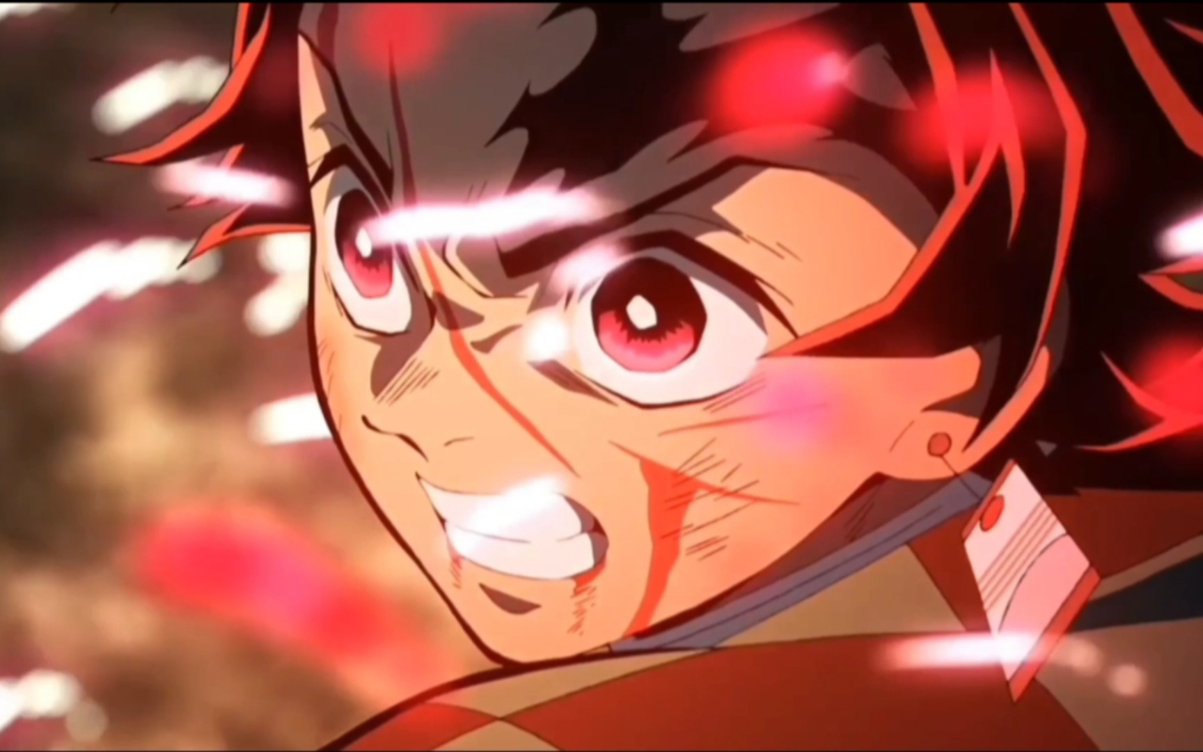 鬼灭之刃孤勇者炭治郎斩鬼瞬间高燃