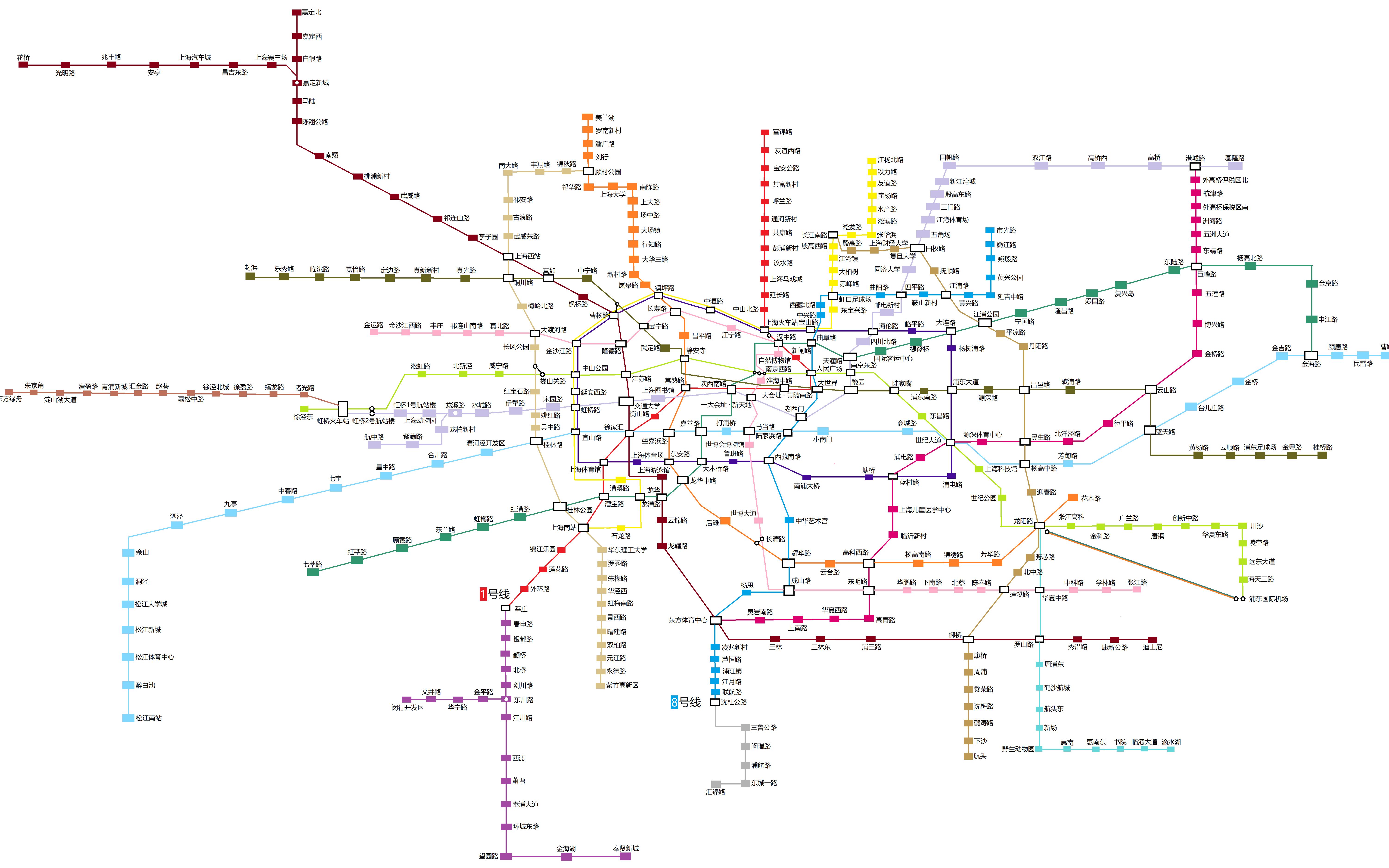 上海地铁线路图2022绘制完成!哔哩哔哩bilibili