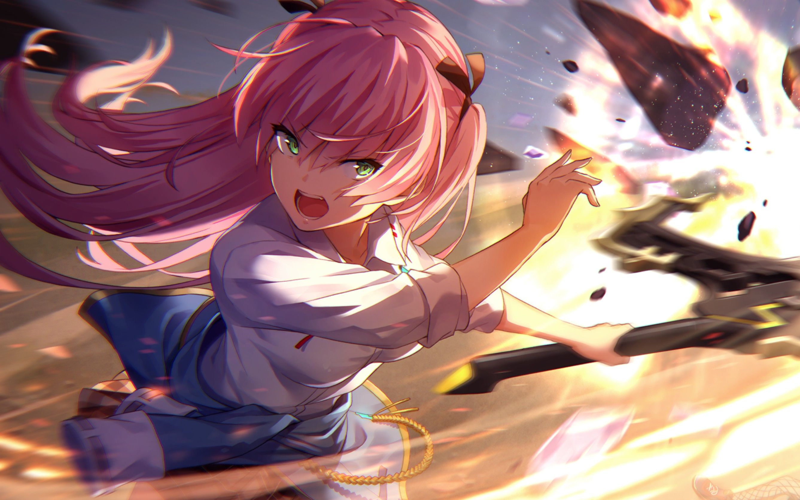 【heaven burns red 4k】四章 前篇 boss战