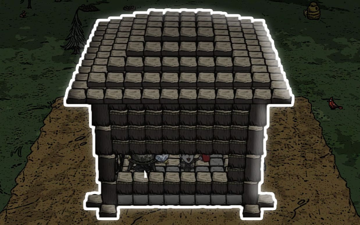 【饥荒3d建筑】饥荒建筑立体化的房子!