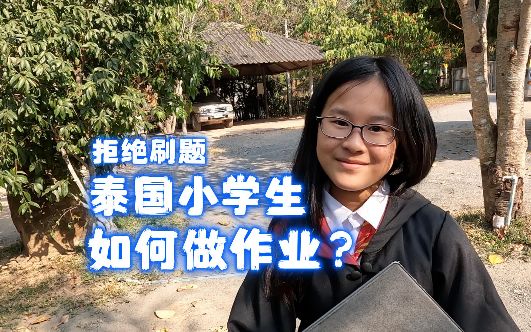 在泰国的小学生放学后做什么?作业很少?成绩很差才去泰国?