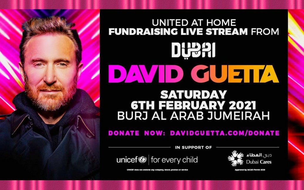 【大卫ⷮŠ库塔】David Guetta | United at Home  Dubai Edition 2021.02.06哔哩哔哩bilibili