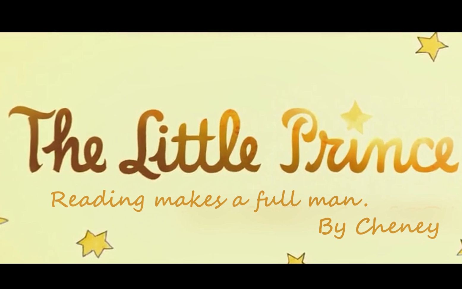 [图]【英语微视频大赛】The Little Prince