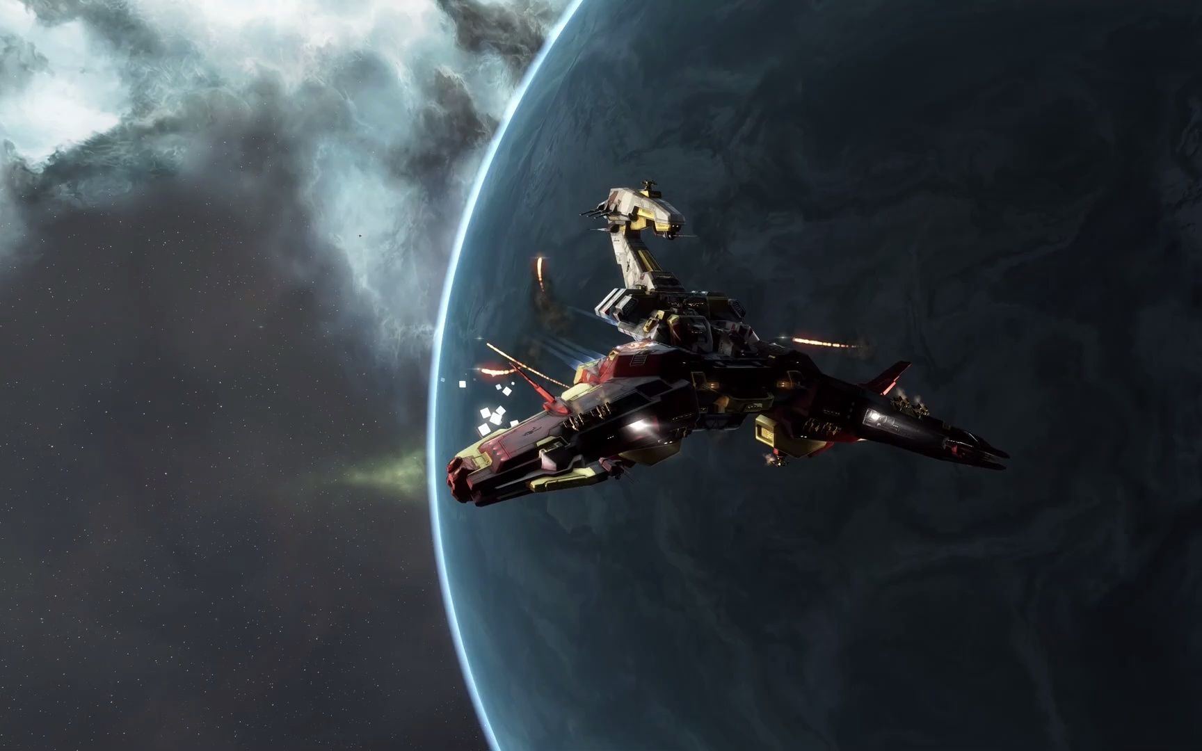 【eve欧服】红色观星者皮肤动态效果(响尾蛇)