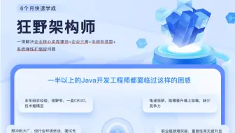 【黑马】狂野架构师训练营6期