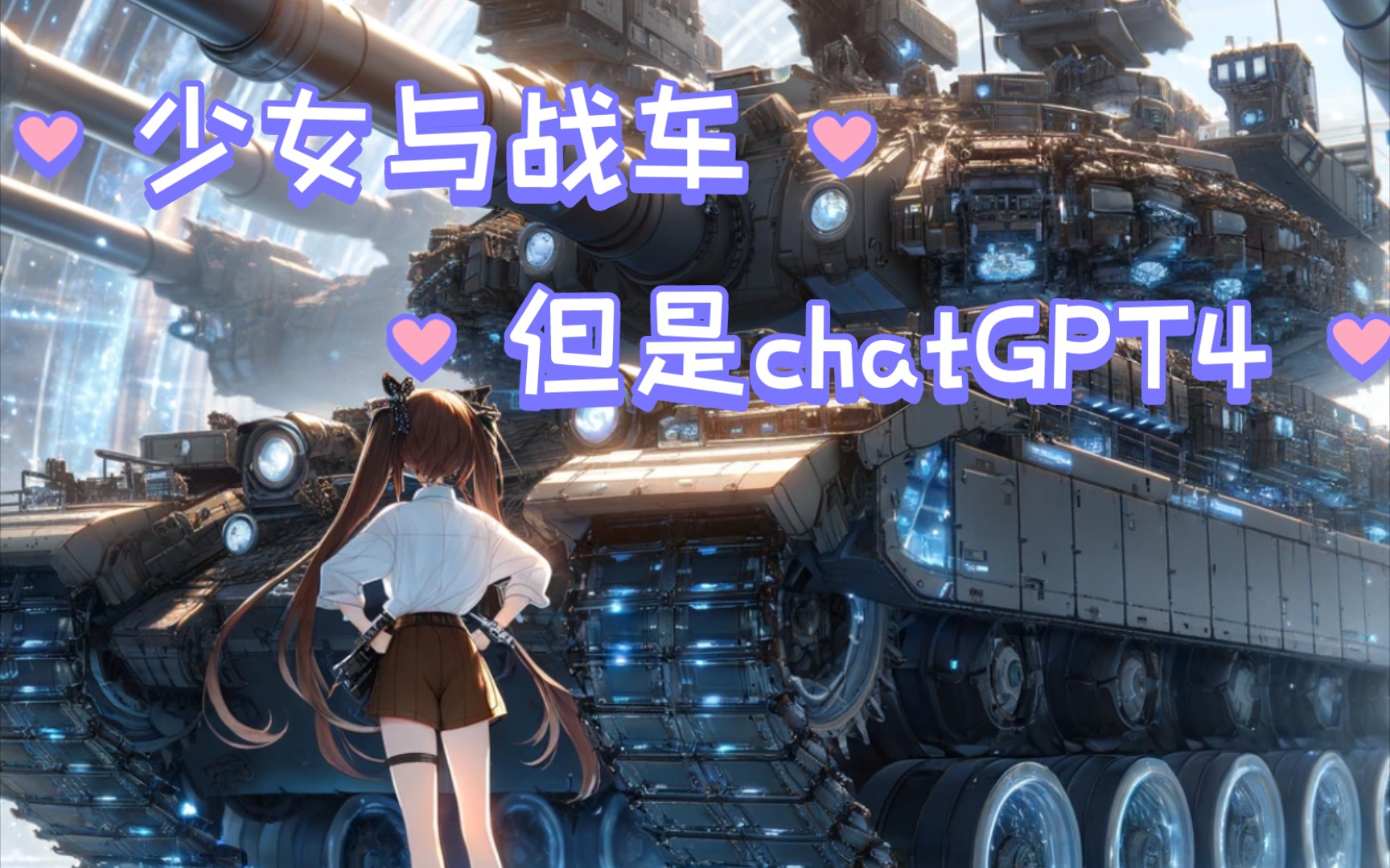 少女與戰車,但是戰車越來越強(chatgpt4生成)(東方project要素注意)