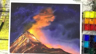 板绘 火山爆发的伊始 哔哩哔哩 Bilibili