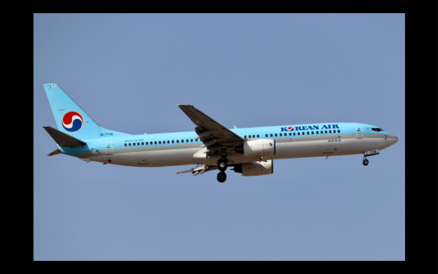 大韩航空波音737-900飞机于3月26日到访北京