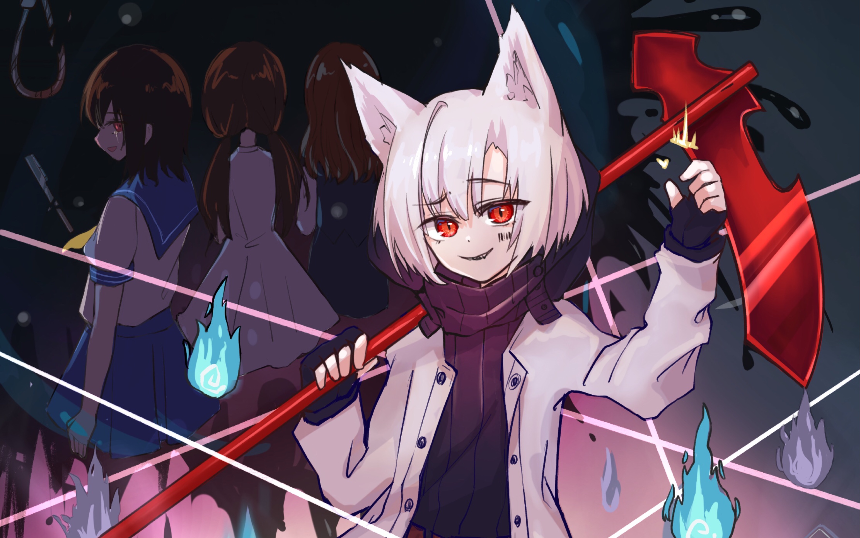 【pro绘画过程】世界上最温柔的死神——最終宣告/mafumafu