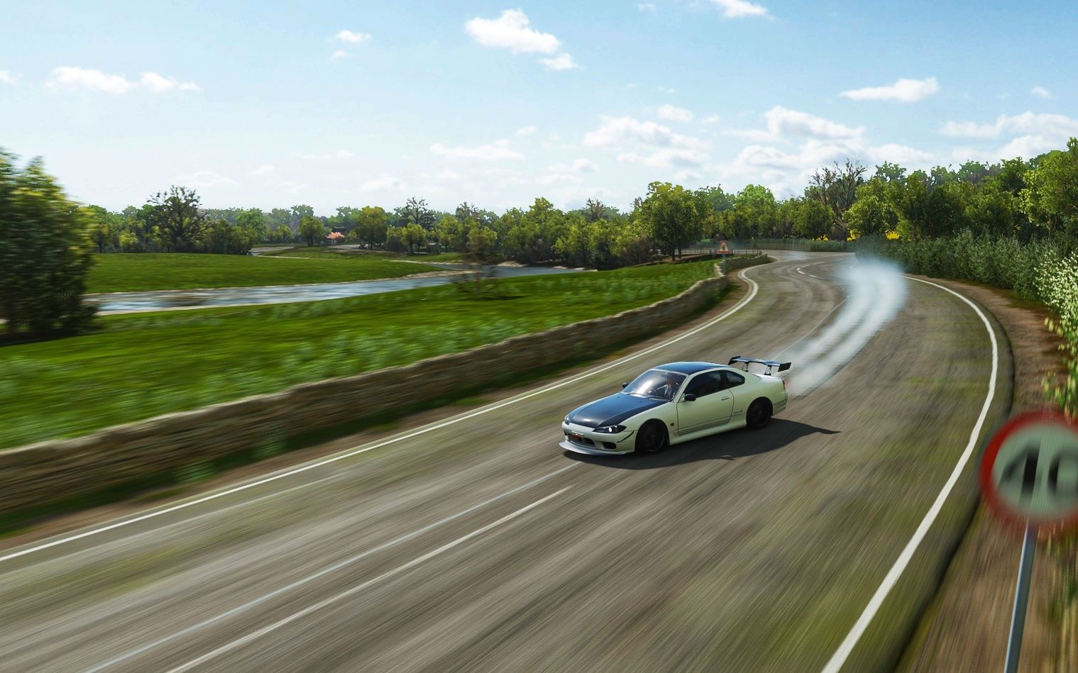 极限竞速地平线4nissansilvia15s15漂移测试