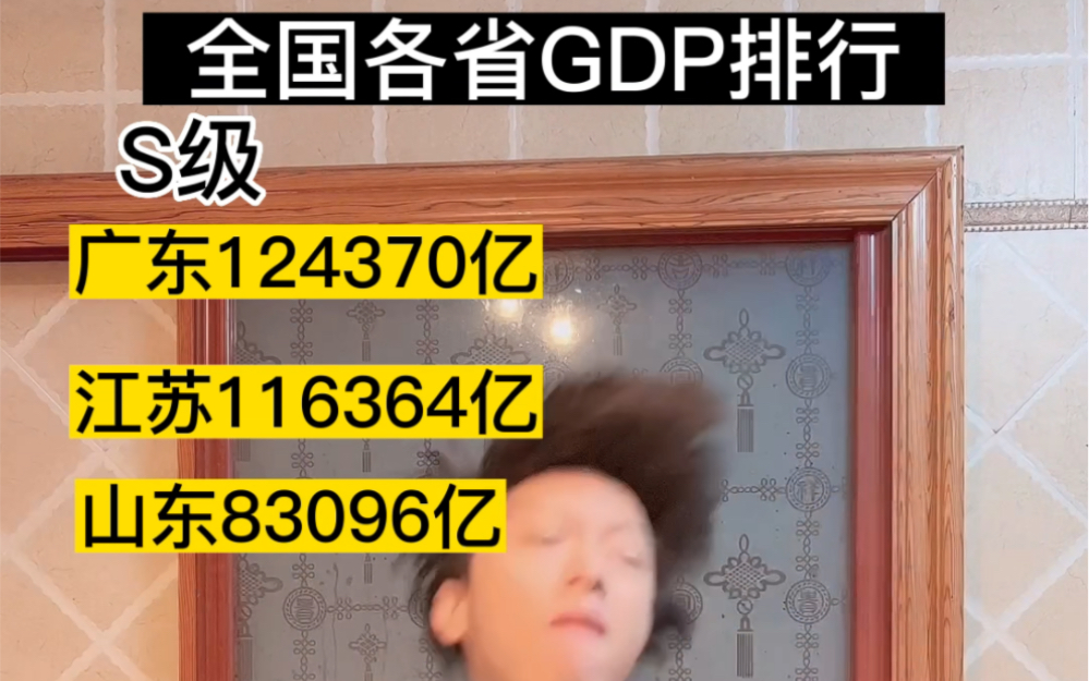 各省GDP排名哔哩哔哩bilibili