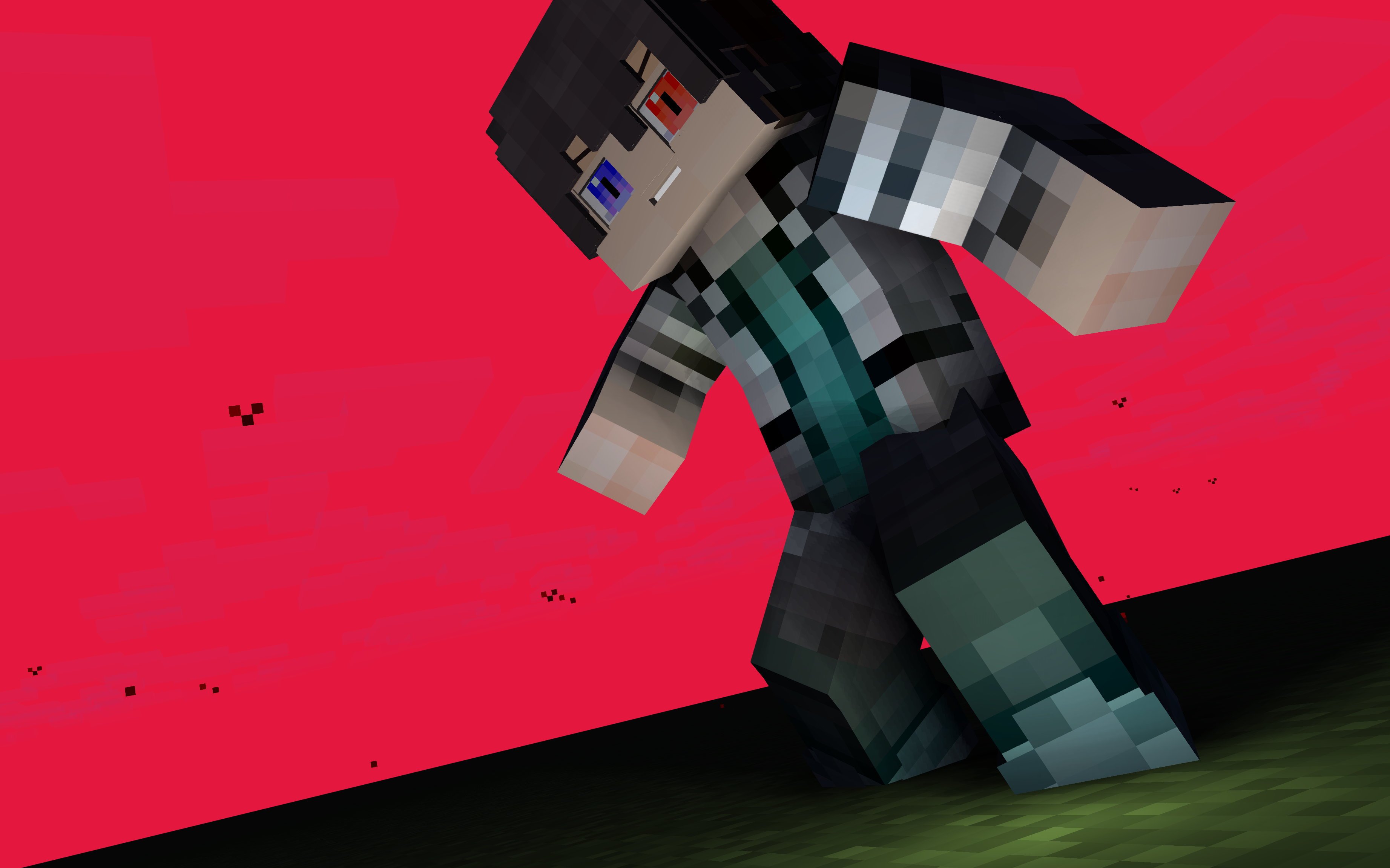 【minecraft动画】遇到僵尸怎么办?冲上去就是淦!