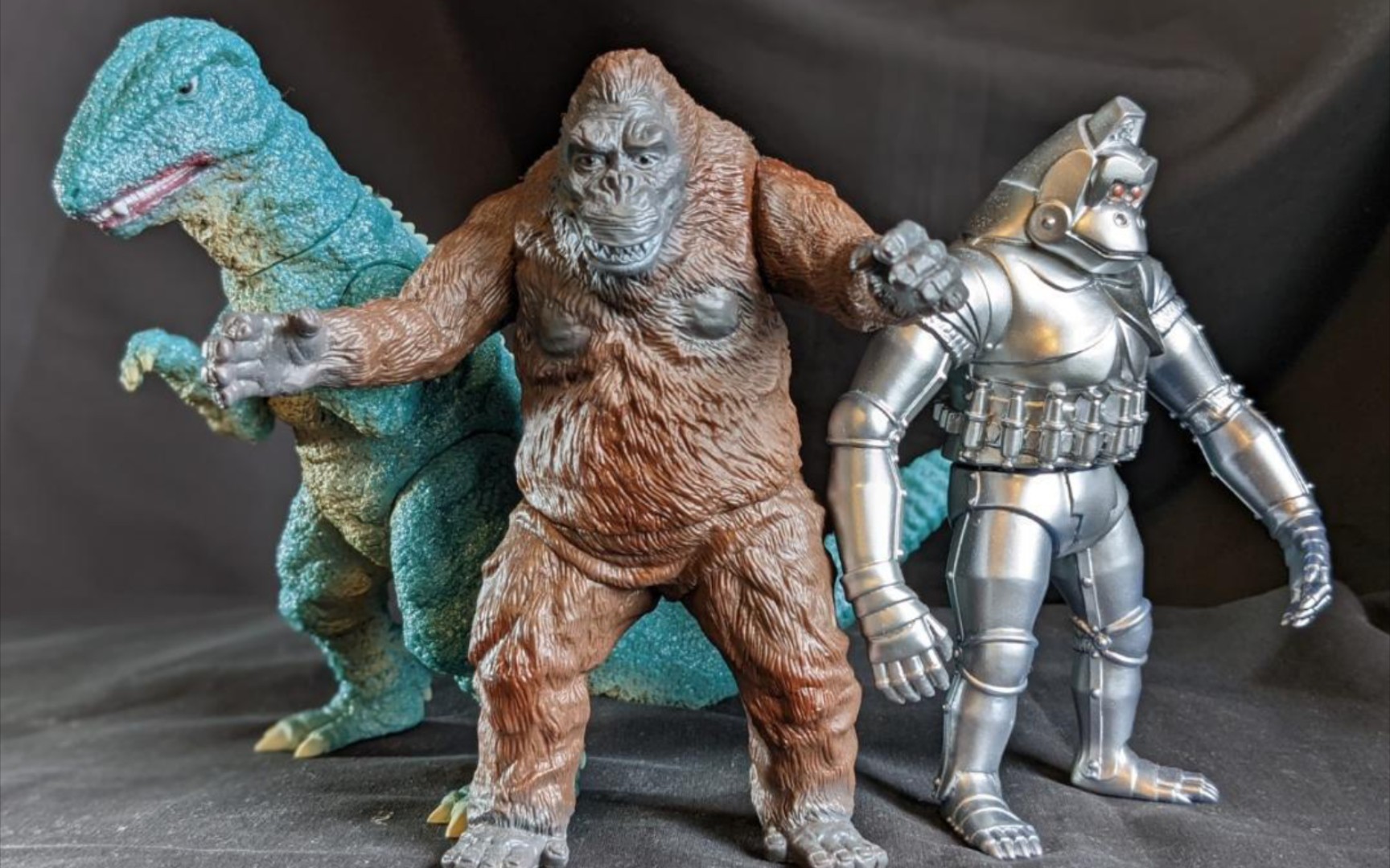 随手发~ 金刚的逆袭,3款软胶手办视图赏析!