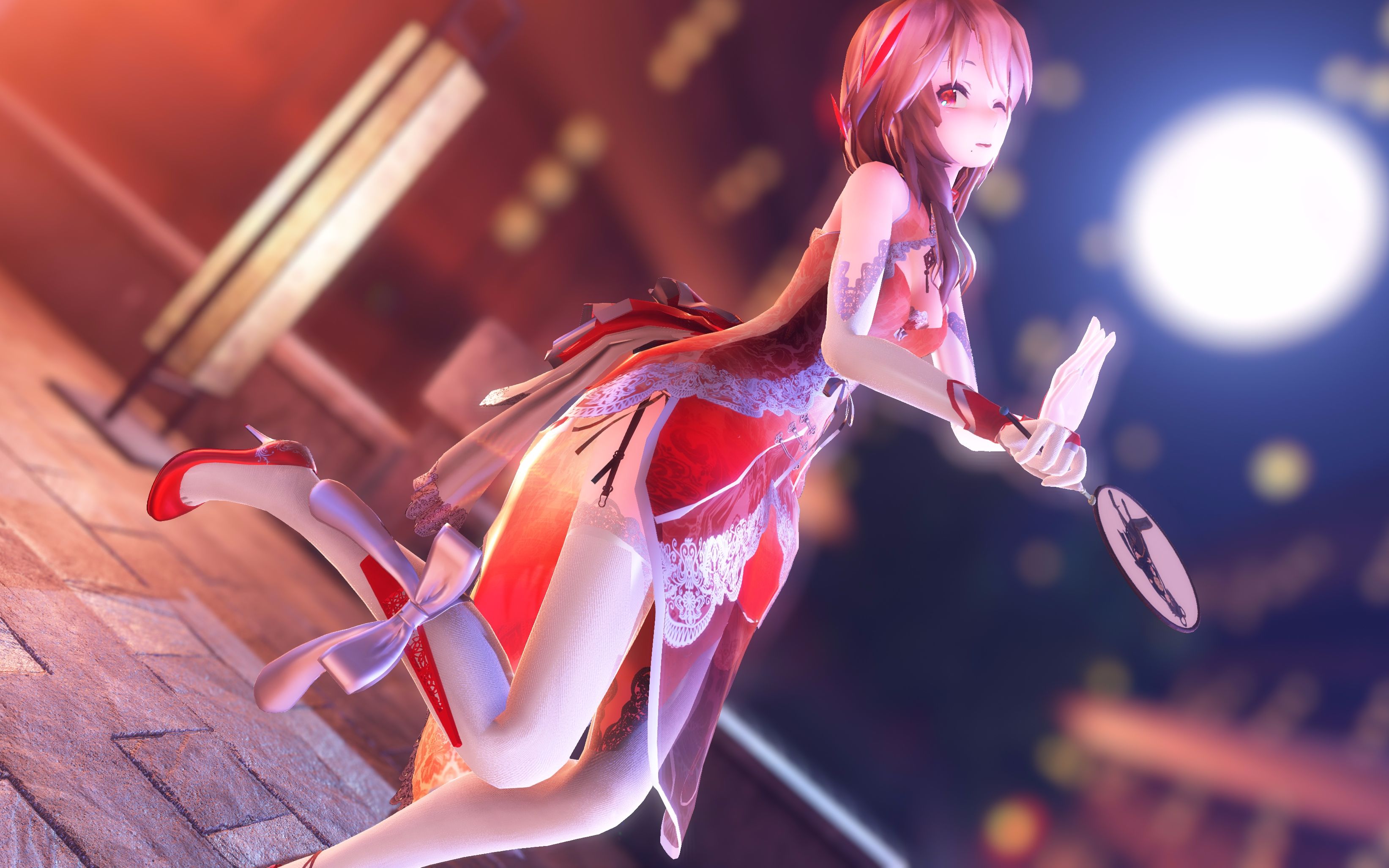 tda式乐正绫青鸾旗袍千里邀月