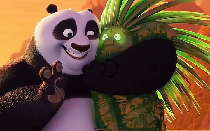 【功夫熊猫】这只熊猫可爱至极,打架还打的这么搞笑