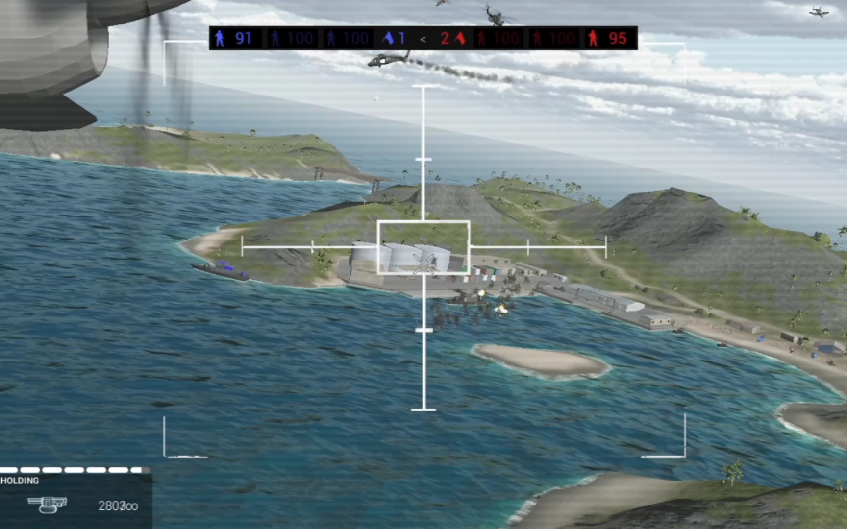 [图]AC130，浩劫武装直升机，疣猪轰炸机捞薯条不同表现