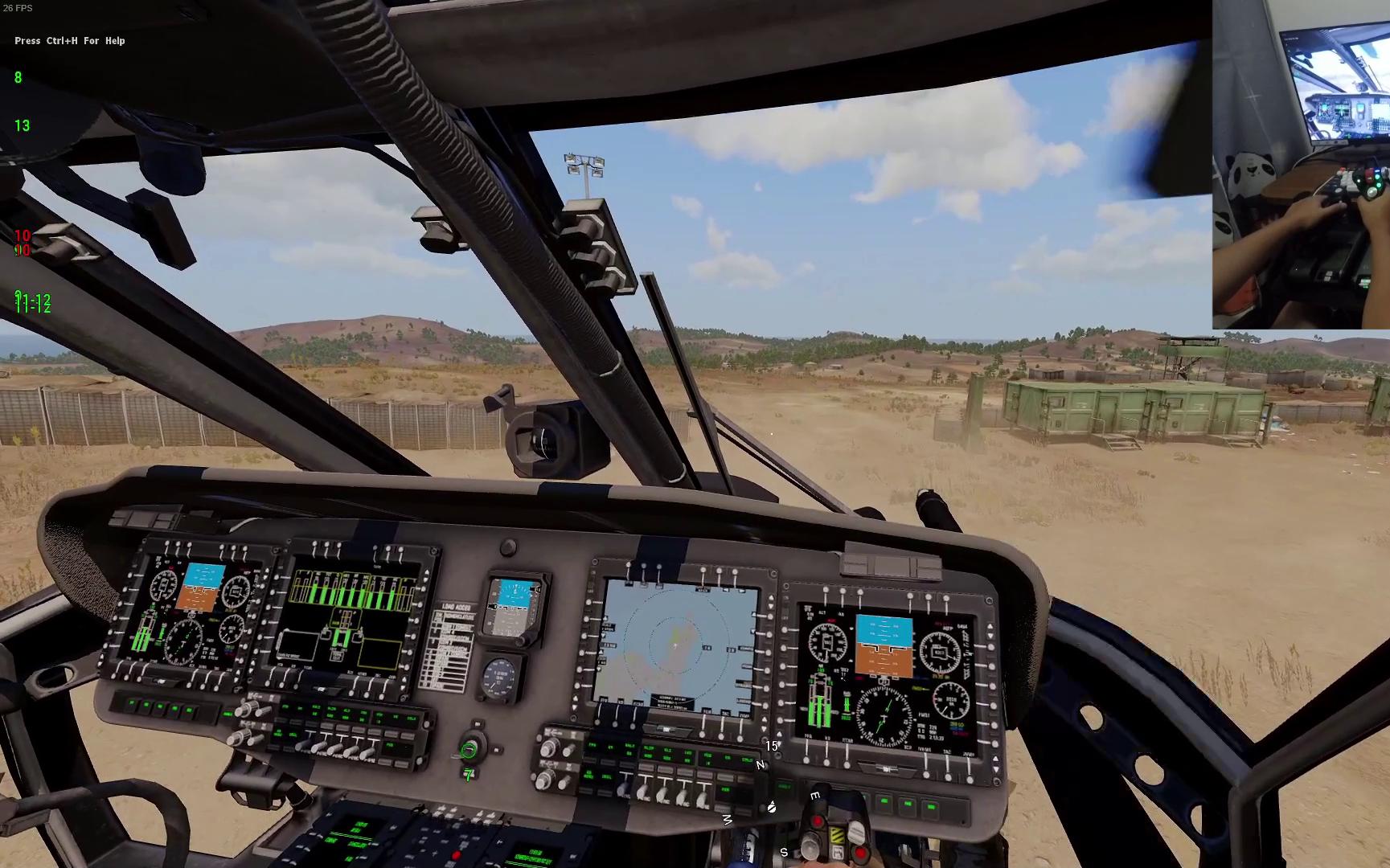 arma3_可以玩冷启动的黑鹰直升机模组_武装突袭3_高级气动_x52pro