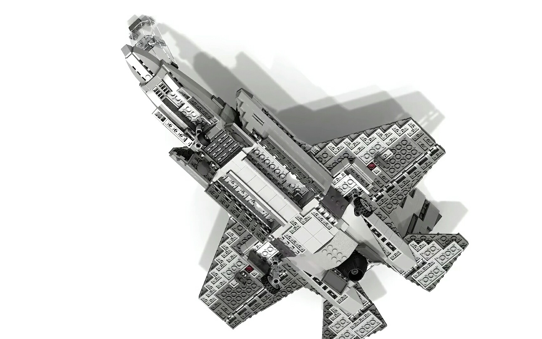 LEGO 美国F35B联合攻击战斗机(Joint Strike Fighter)MOC 搭建图纸 (Part 3 END )哔哩哔哩bilibili