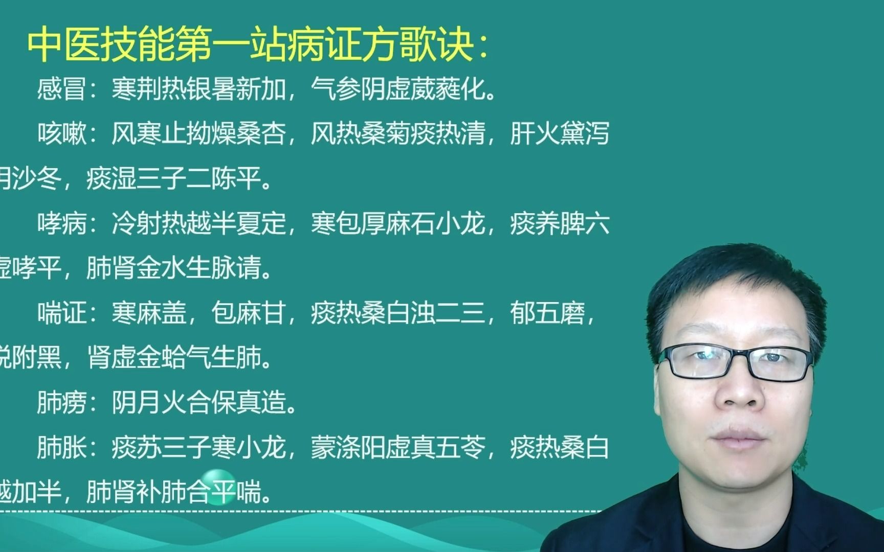 [图]挑战8分钟背完中医技能第一站60个病证方歌诀，高效速记，一劳永逸，为笔试打基础，欢迎督促自己打卡学习。不服您就看，欢迎来挑战！