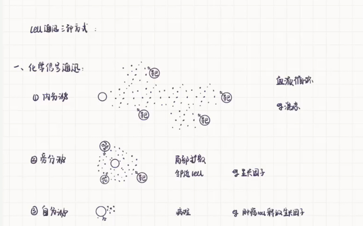 自用复盘:细胞通讯的方式哔哩哔哩bilibili