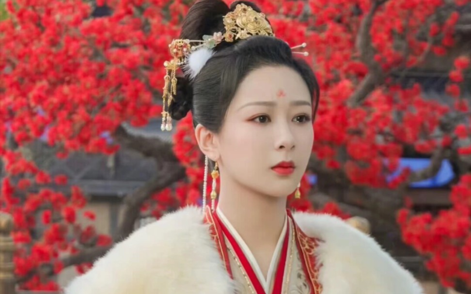 明星红衣古装美女2