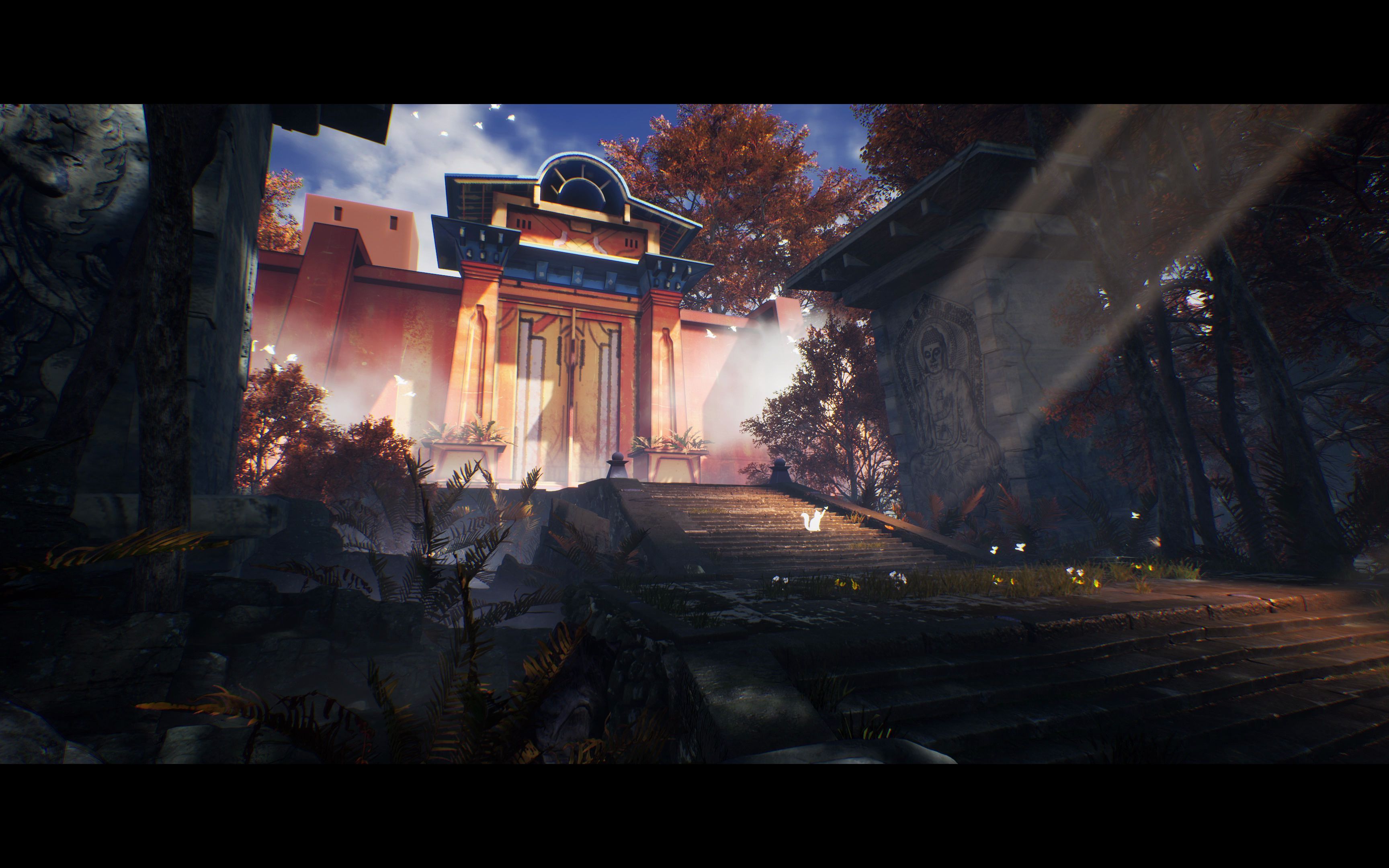 ue4山林小场景氛围练习