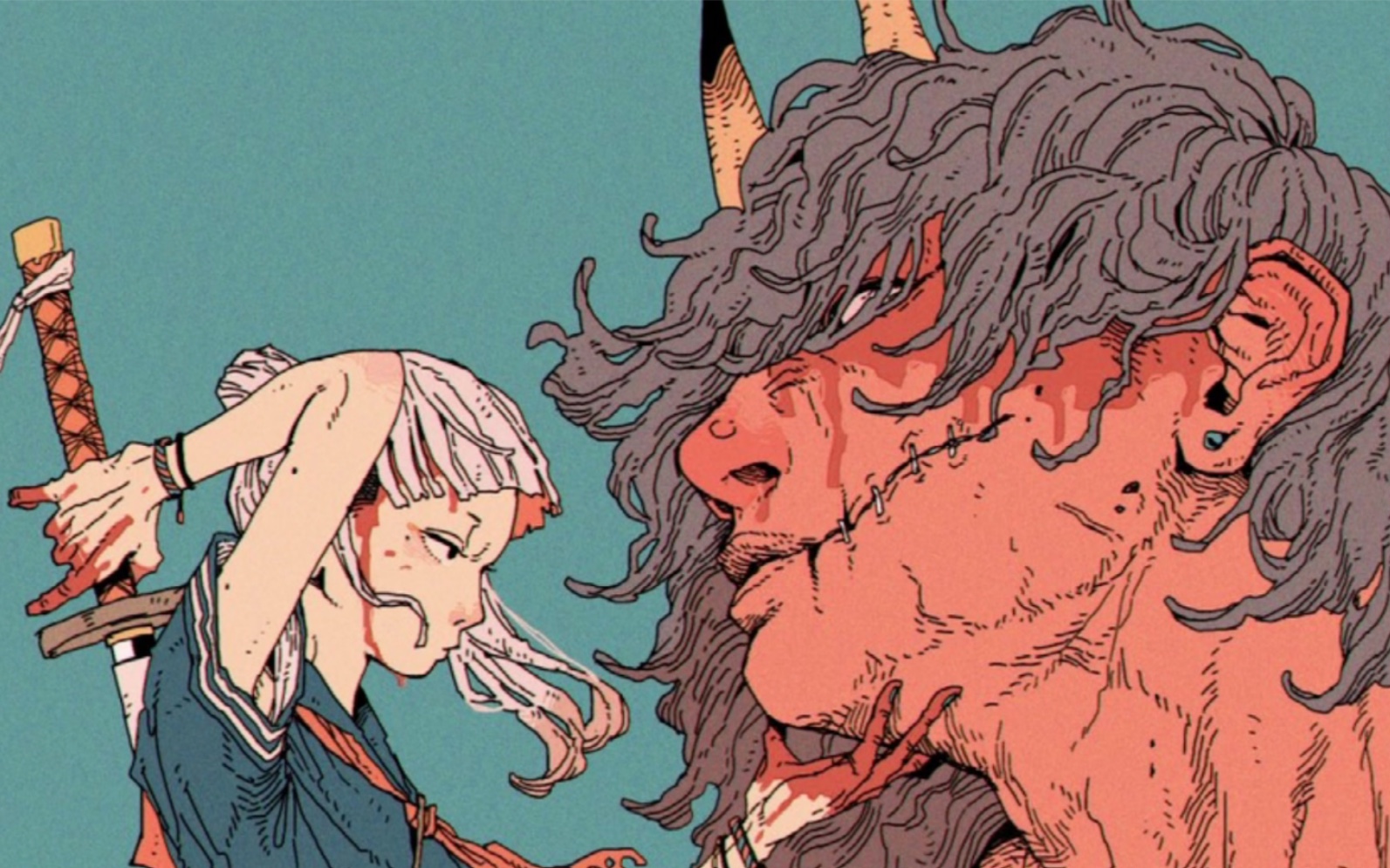 花火ask vol.004 日本年青画师kou的斑斓色彩和成长之路