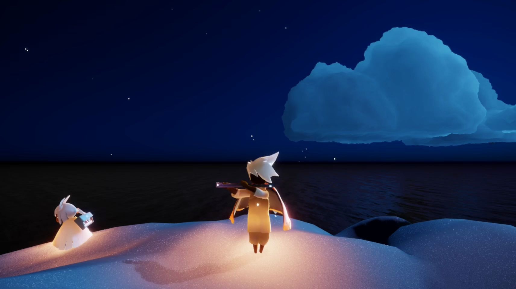 sky光遇弹奏幻昼这个笛子弹起来真好玩