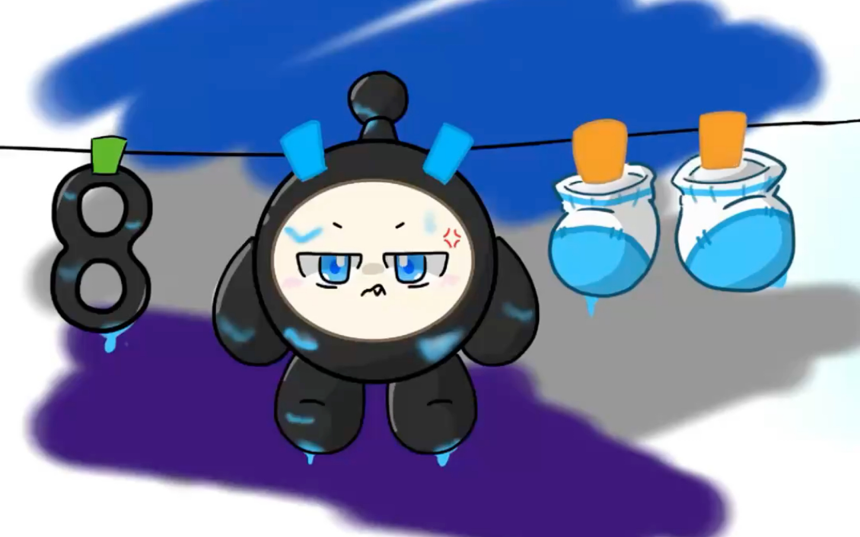 小黑蛋:你人还怪……好的诶:丨(画渣摸稿第三期～)