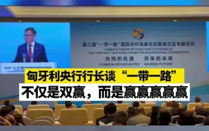 Video herunterladen: 匈牙利央行行长：“一带一路”不仅是双赢，而是赢赢赢赢赢