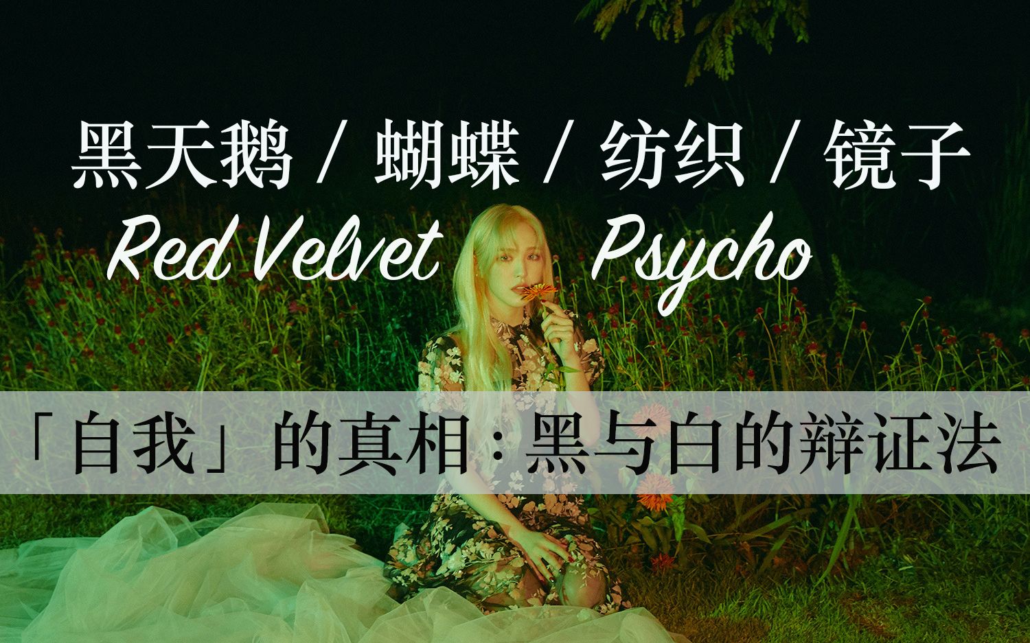 【MV解析】不止黑天鹅:Red Velvet《Psycho》黑与白的辩证法——“自我”的真相哔哩哔哩bilibili