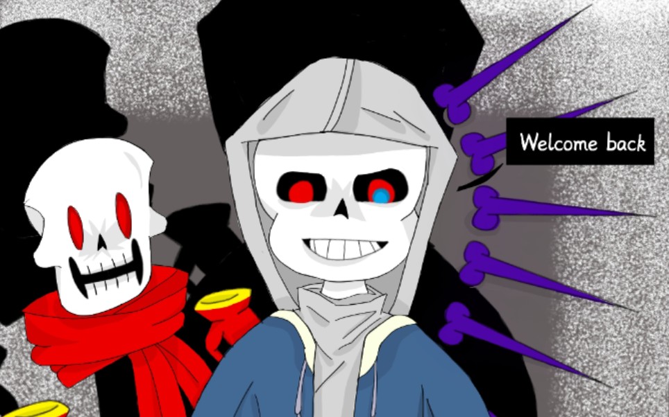 【指绘】murder!sans_哔哩哔哩_bilibili