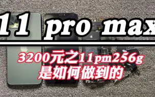 Download Video: 3000元的苹果11promax256g大内存华强北自己购买配件组装看看