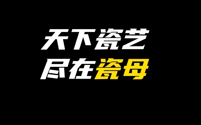 天下瓷艺,尽在瓷母!哔哩哔哩bilibili