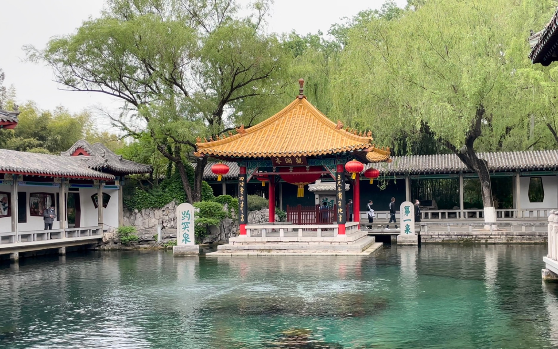 四月份的趵突泉