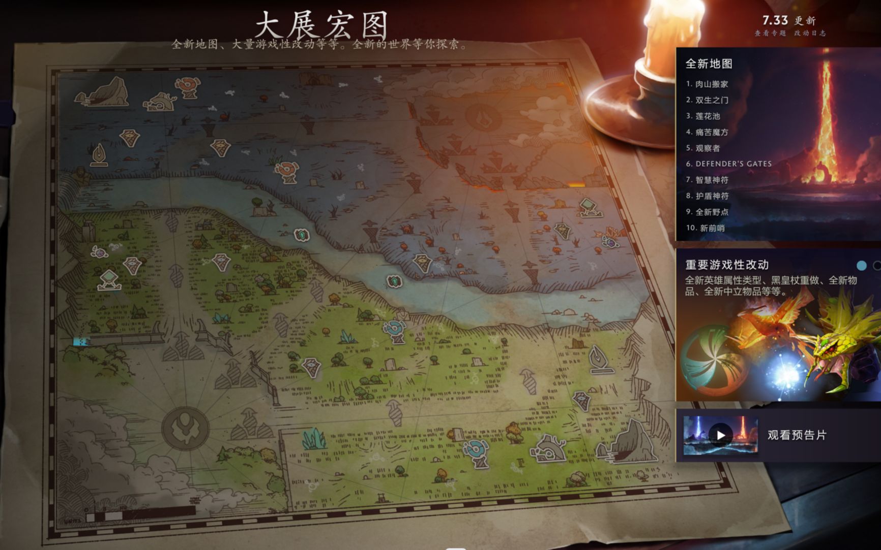 dota2野区地图图片