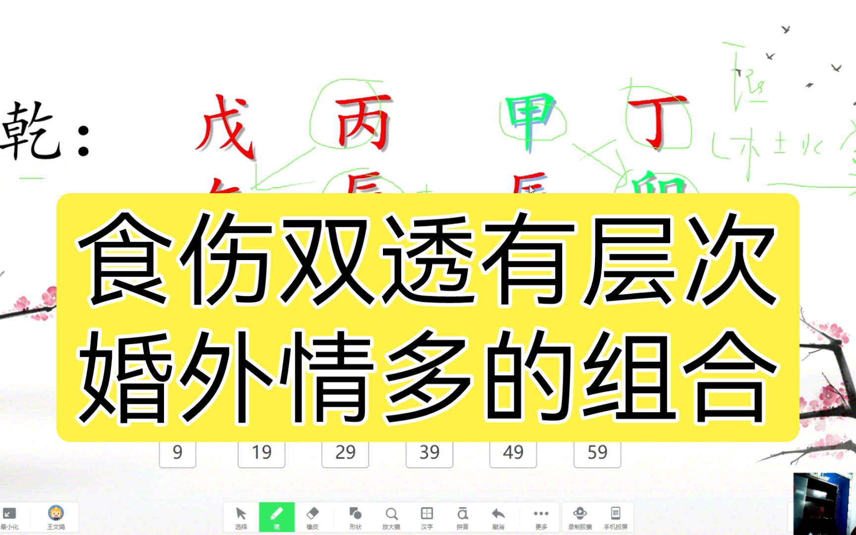 食伤双透有层次,但地支卯辰相害,婚外琐事多的组合哔哩哔哩bilibili