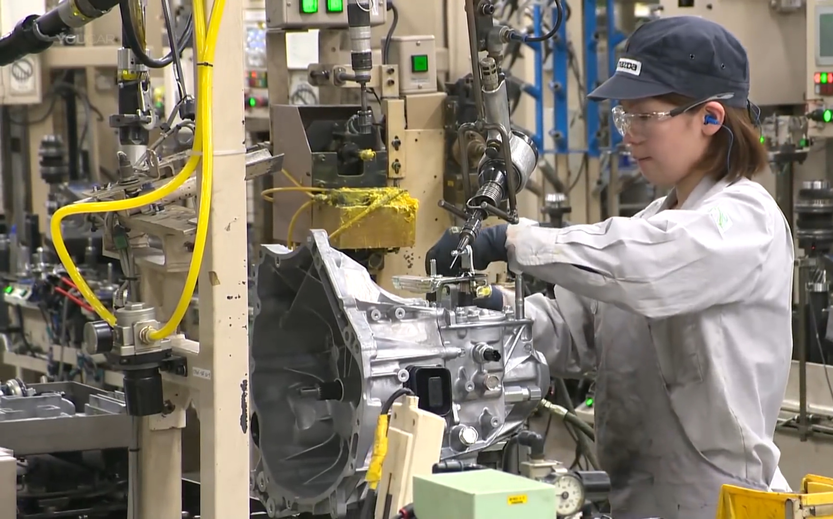 日本马自达工厂阿特兹生产线