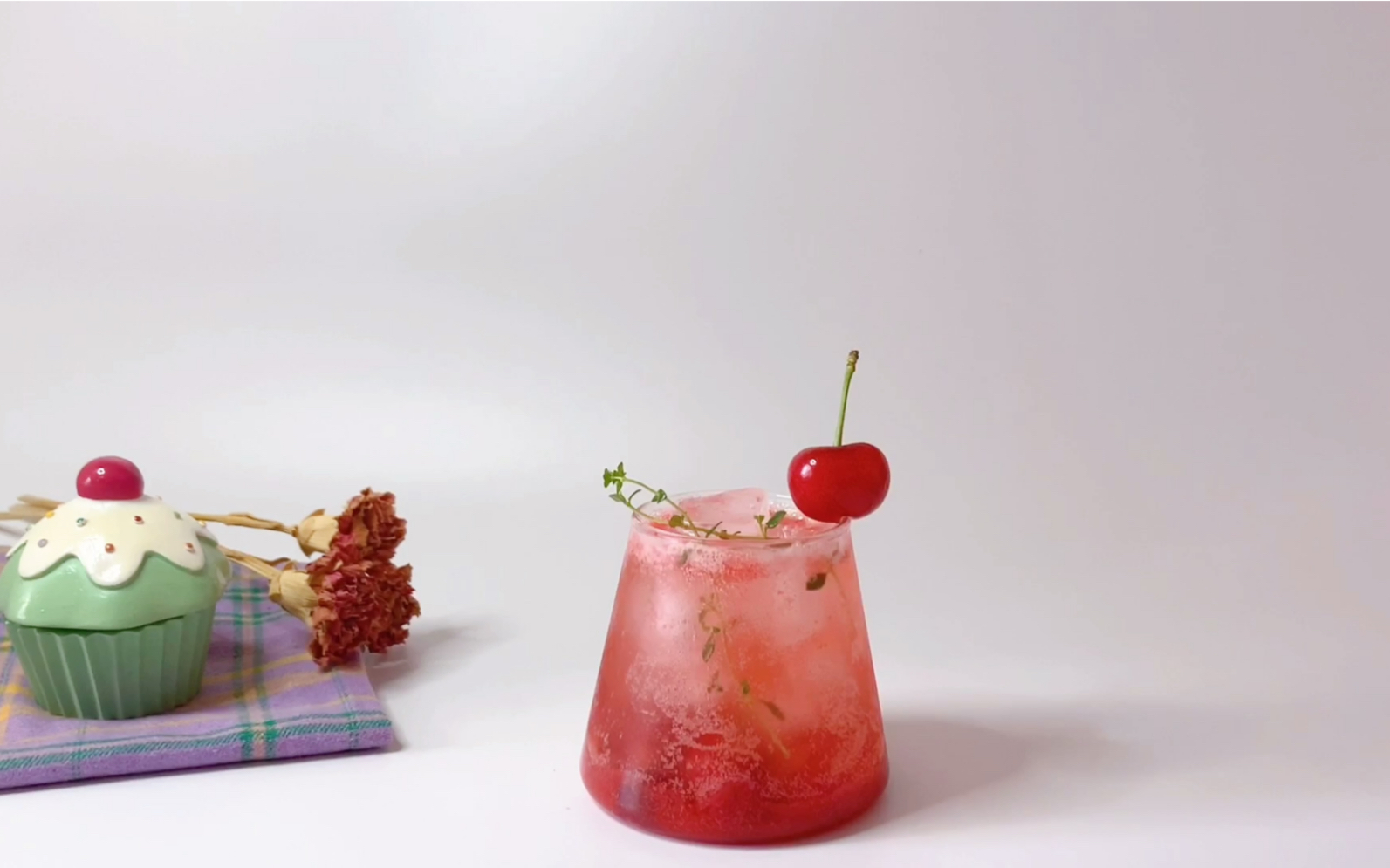 dailydrink 清甜樱桃汽水|homecafe