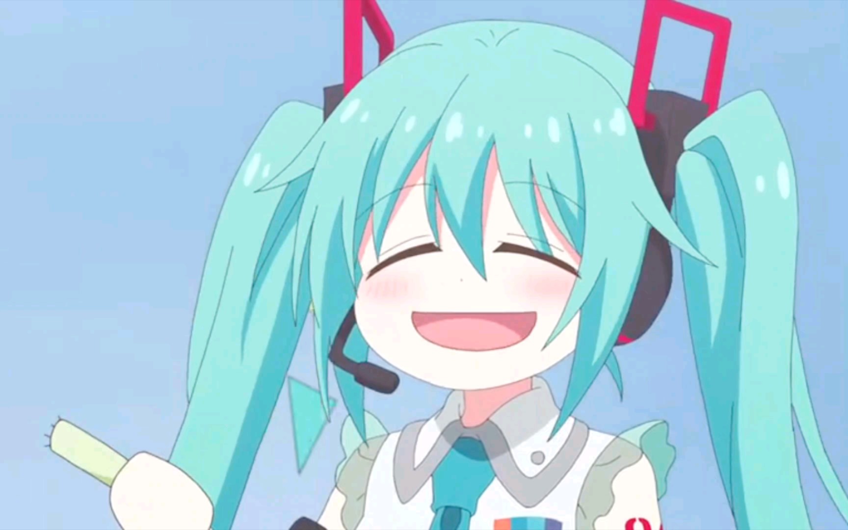 这只初音实在太可爱了!!哔哩哔哩bilibili