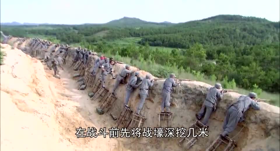 八路军在战前深挖战壕,一招请君入瓮全歼鬼子