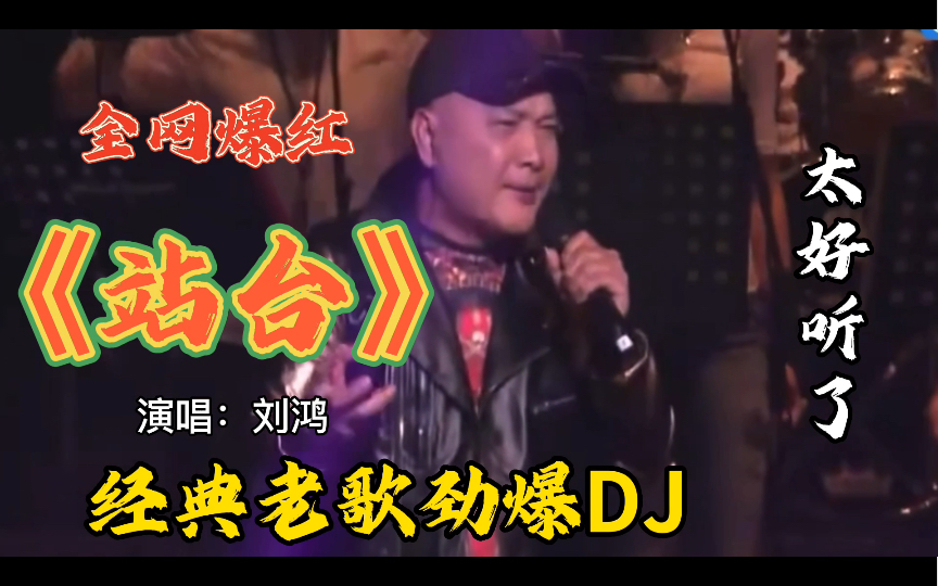 刘鸿一首经典老歌《站台》劲爆DJ舞曲,至今无人超越,太好听了哔哩哔哩bilibili