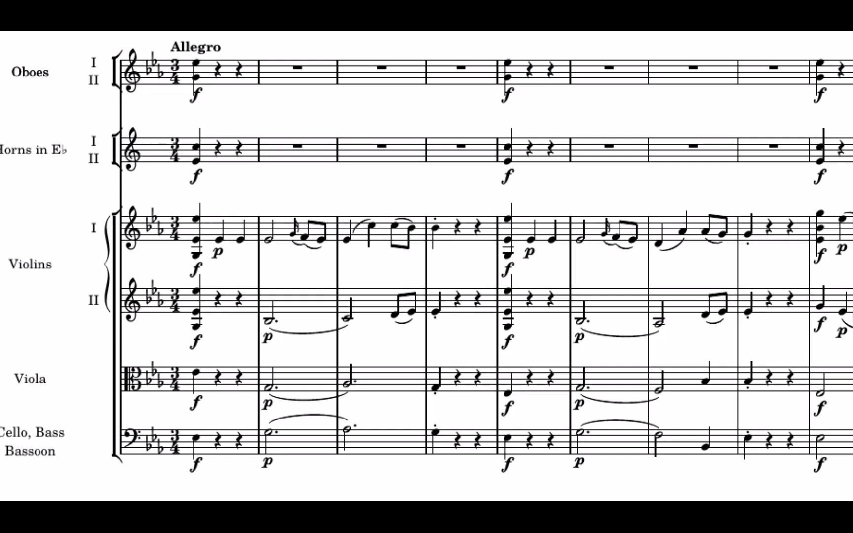 [图]［曲谱同步］［交响乐］［管弦乐］Symphony No.43 第四十三交响曲 Hob:I:43 By Franz Joseph Haydn 海顿