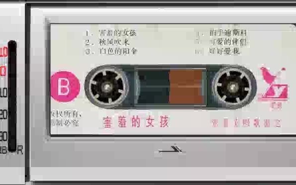 1985年张蔷磁带《害羞的女孩》B哔哩哔哩bilibili