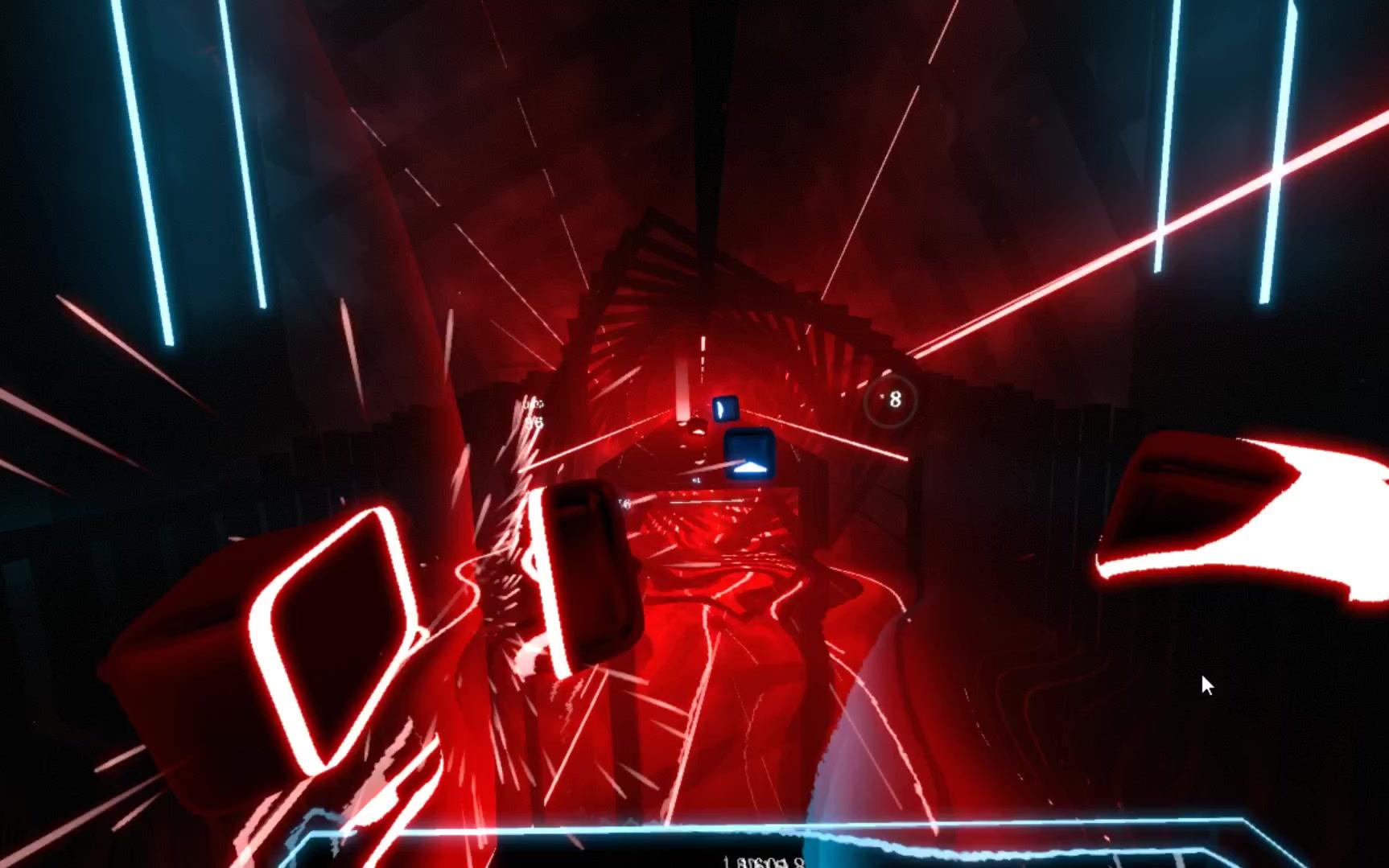 节奏光剑中文汉化版 vr游戏 htc vive 200首歌曲 北漂胖哥 音乐游戏